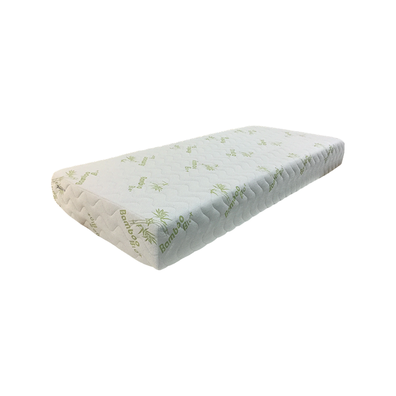 Colchón de espuma viscoelástica para niños con estampado de bambú